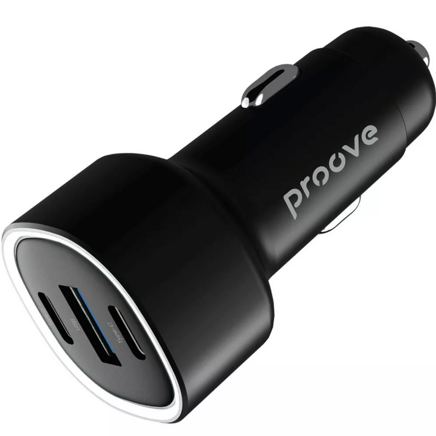 Компактний автомобільний зарядний пристрій Proove Flash 60W для швидкої зарядки в авто 0421 фото