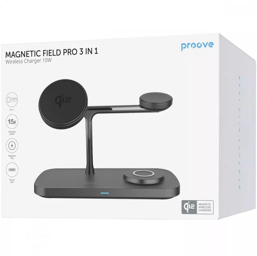 Proove Magnetic Field Pro &ndash; настольная зарядная станция с поддержкой Qi2 0236 фото