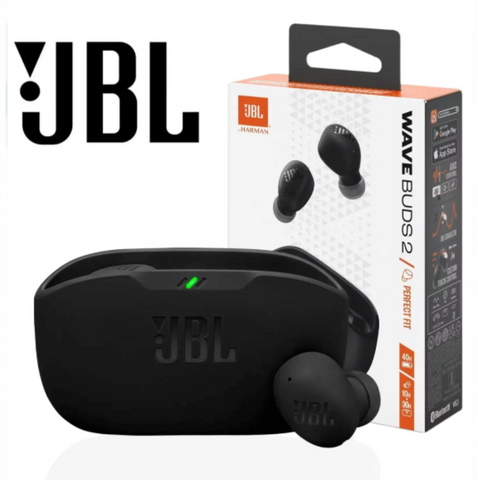 Вакуумные Bluetooth-наушники JBL Wave Buds 2 с активным шумоподавлением ANC. Беспроводные наушники с автономностью до 40 часов 0508 фото
