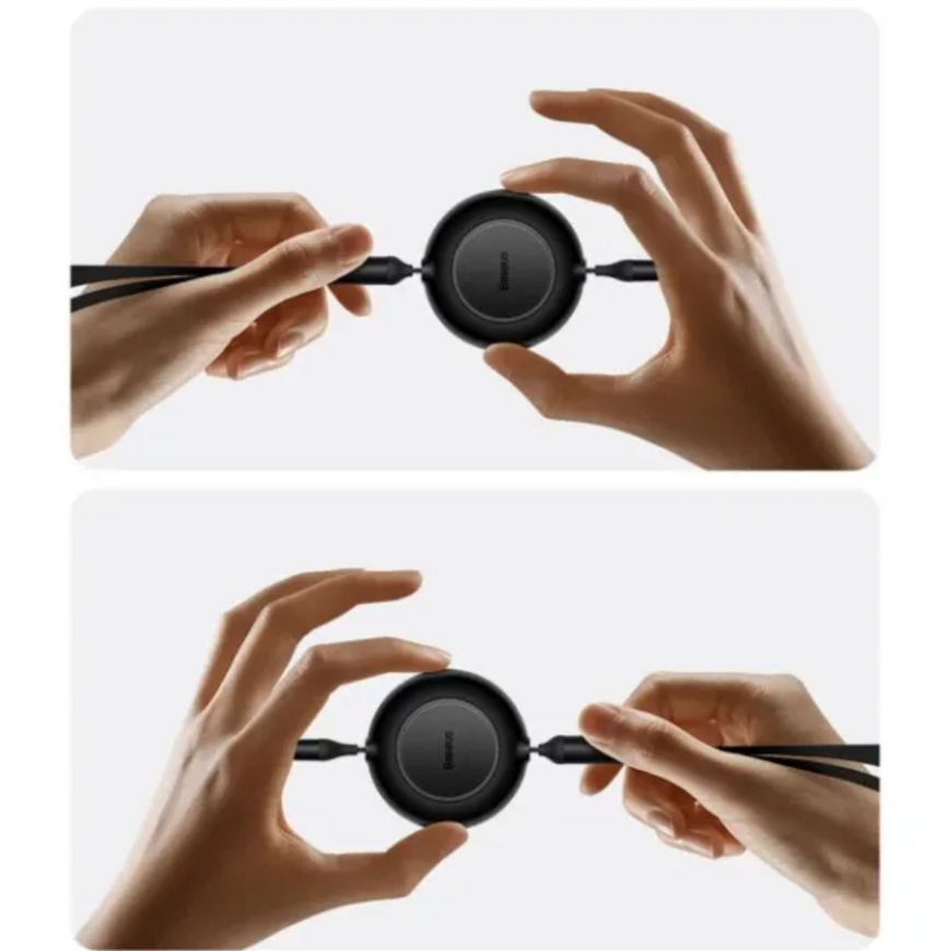 Кабель швидкої зарядки Baseus Bright Mirror 2 Series 3-в-1 100W (Micro USB / Lightning / Type-C), 1.1 м 0110 фото
