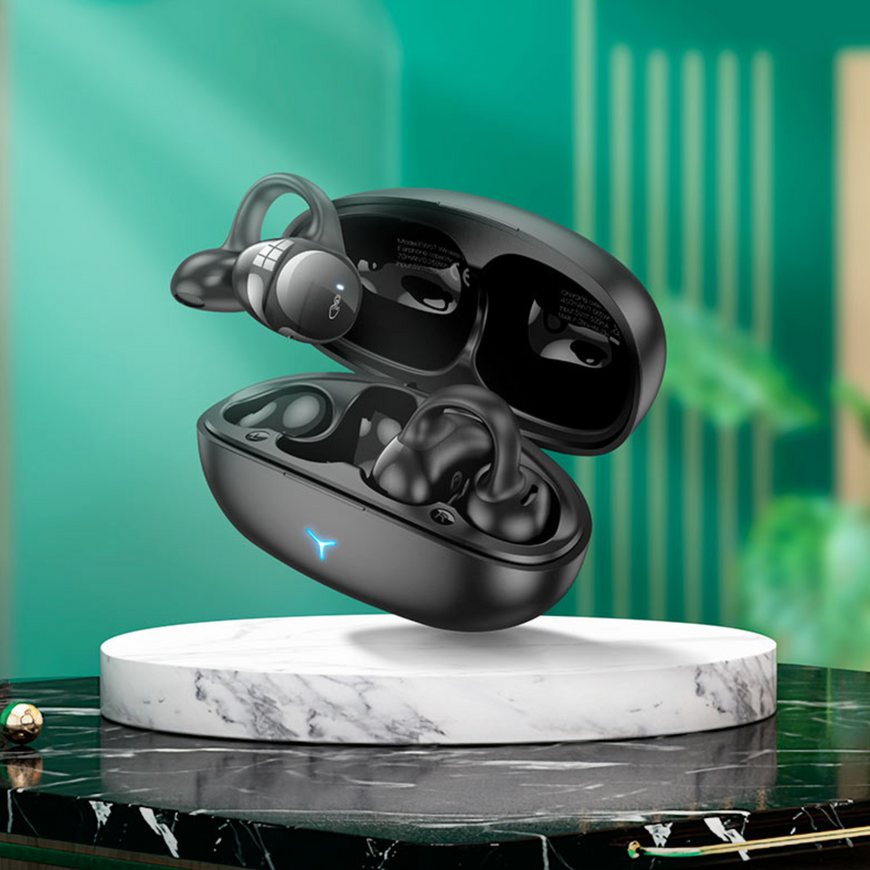 Бездротові навушники-кліпси HOCO EW57 Clip-On. Bluetooth навушники відкритого типу HOCO EW57  0363 фото