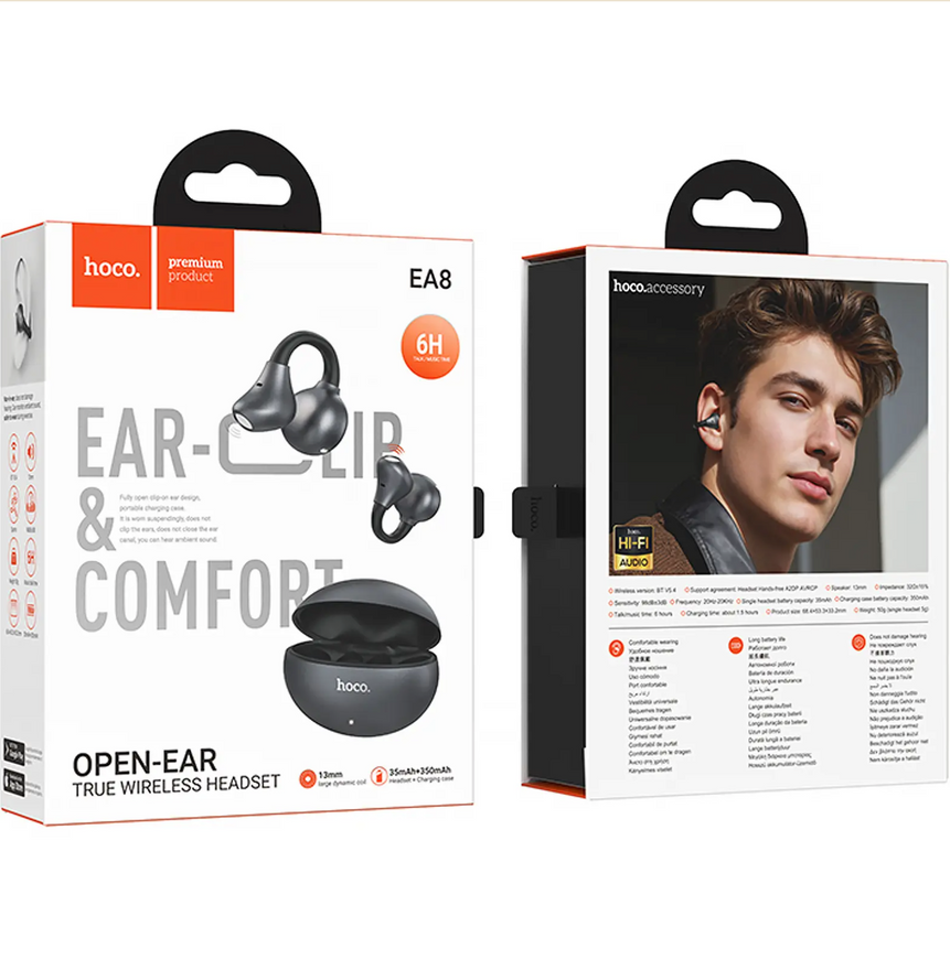 Бездротові TWS навушники Hoco EA8 Warm Sound. Безпровідні Bluetooth-навушники вкладиші 0463 фото