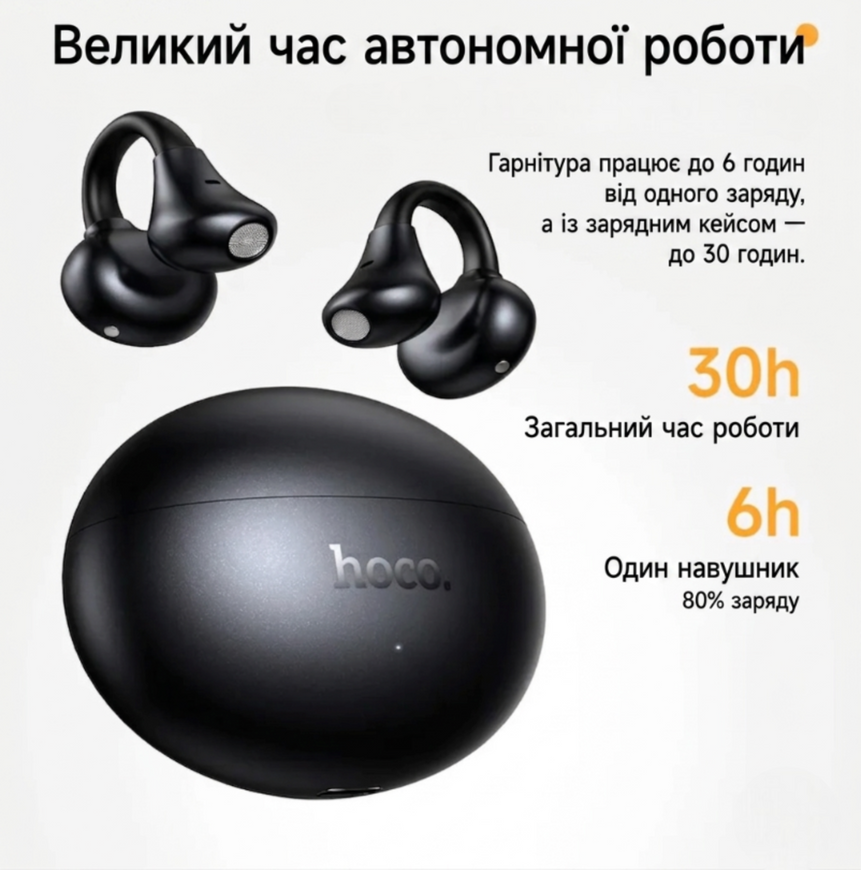 Бездротові TWS навушники Hoco EA8 Warm Sound. Безпровідні Bluetooth-навушники вкладиші 0463 фото