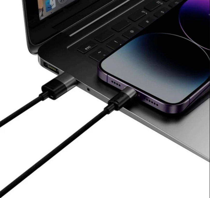 Універсальний кабель з підтримкою швидкої зарядки 3-в-1 Baseus StarSpeed (USB to Lightning+Type-C+Micro) 3.5A 1.2m 0111 фото