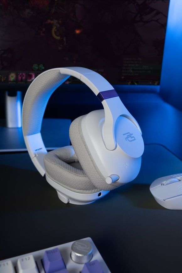 Геймерские наушники Proove Gaming Rapture. Игровые наушники со встроенным микрофоном, RGB-подсветкой и активным шумоподавлением ANC 0720 фото